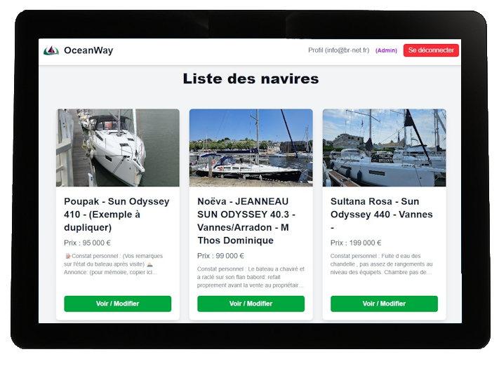 Application OceanWay